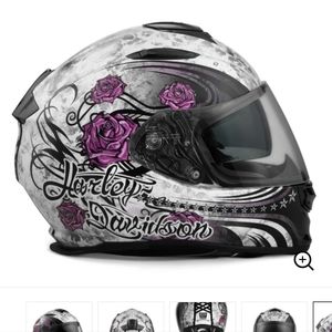 Harley Davidson Landscape Airlift Sun Shield X03 Full Face Helmet Size Small